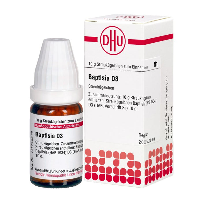 Baptisia D3 DHU Globuli, 10 g Globules
