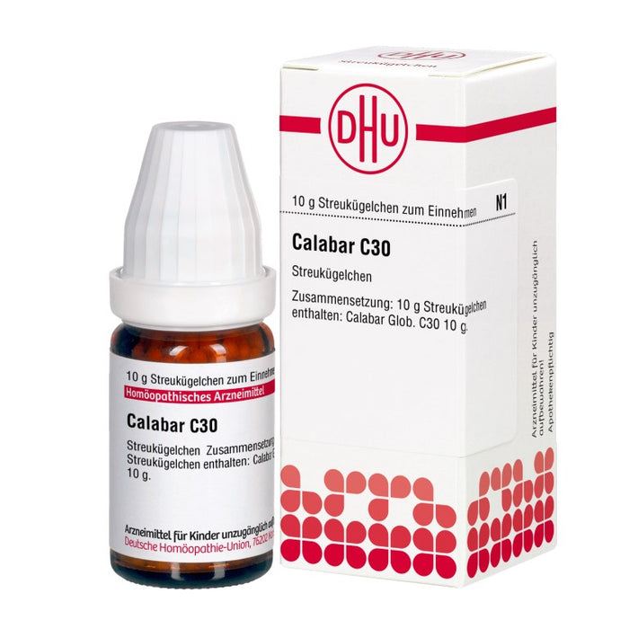 Calabar C30 DHU Globuli, 10 g Globules