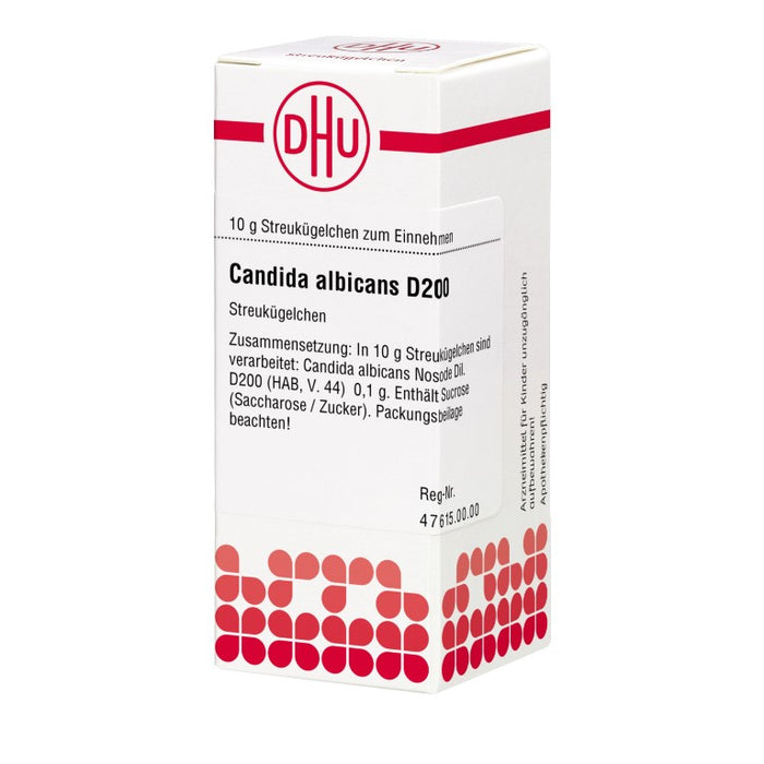 Candida albicans D200 DHU Globuli, 10 g Globules