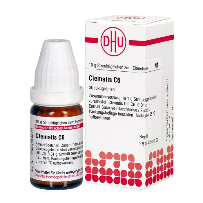 DHU Clematis C6 Streukügelchen, 10 g Globules