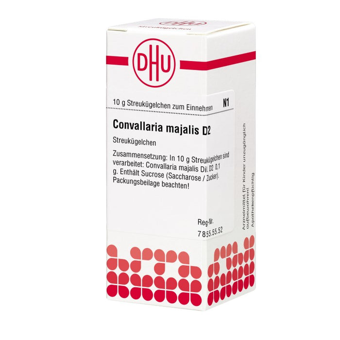 Convallaria majalis D2 DHU Globuli, 10 g Globules