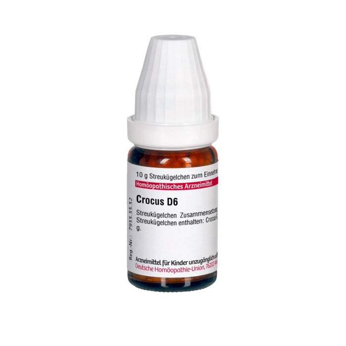 Crocus D6 DHU Globuli, 10 g Globules