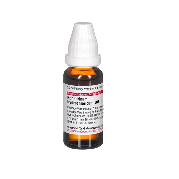 Ephedrinum hydrochloricum D6 DHU Dilution, 20 ml Solution