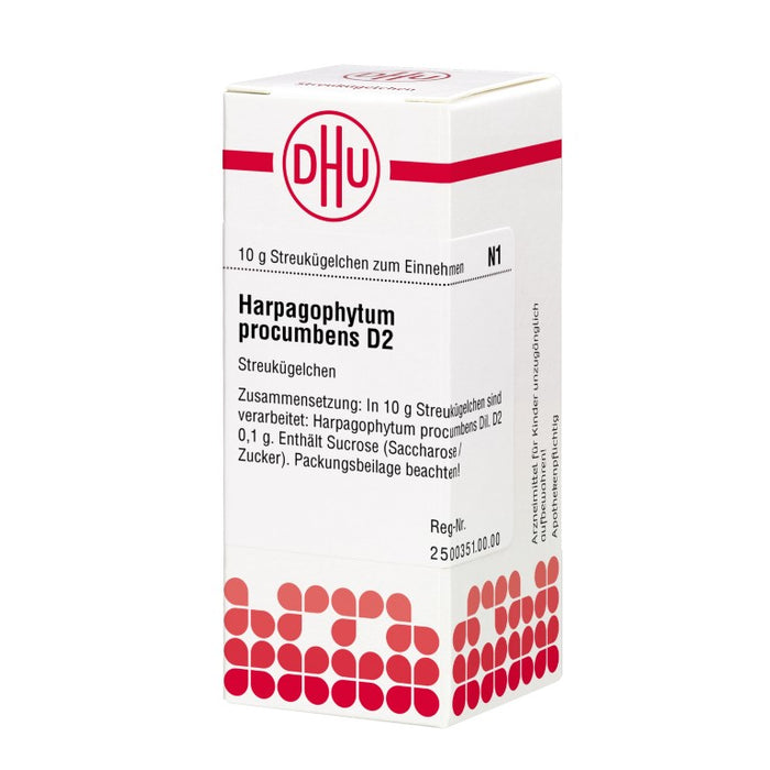 Harpagophytum procumbens D2 DHU Globuli, 10 g Globules