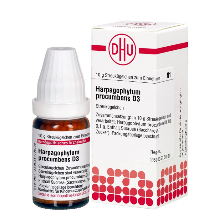 Harpagophytum procumbens D3 DHU Globuli, 10 g Globules