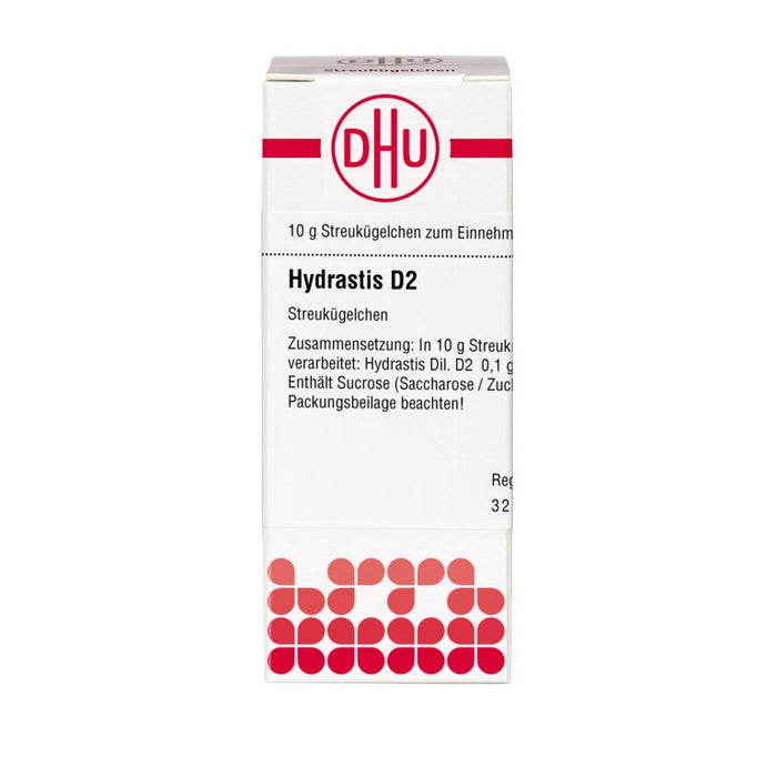 DHU Hydrastis D2 Streukügelchen, 10 g Globuli