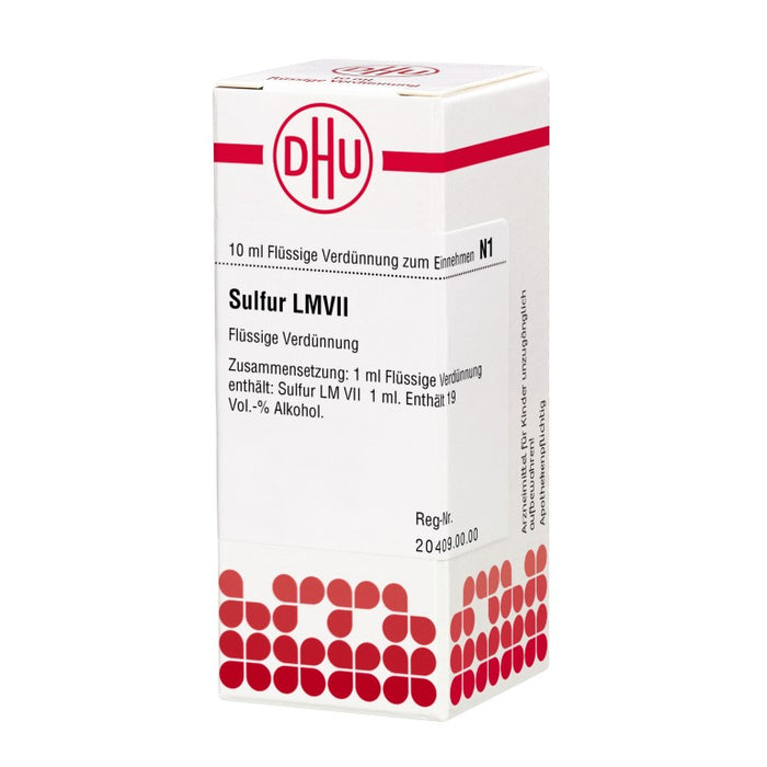 DHU Sulfur LM VII Dilution, 10 ml Solution