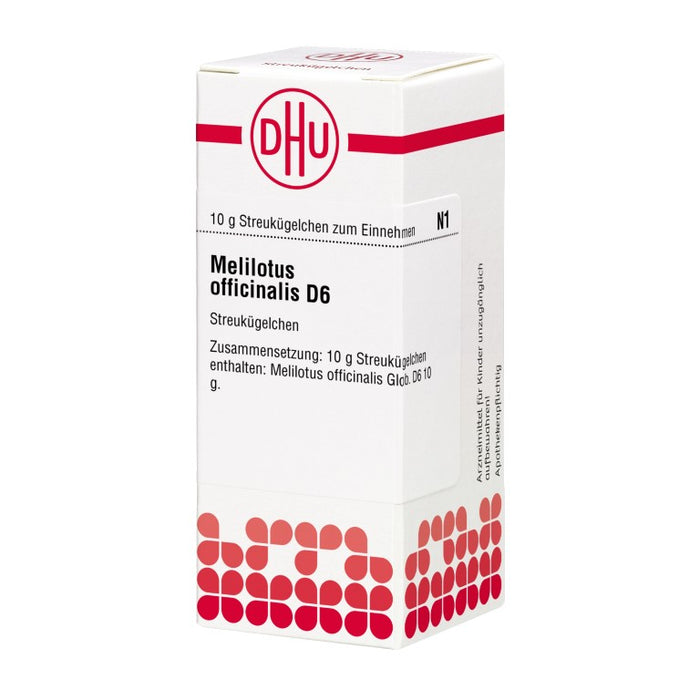 Melilotus officinalis D6 DHU Globuli, 10 g Globules