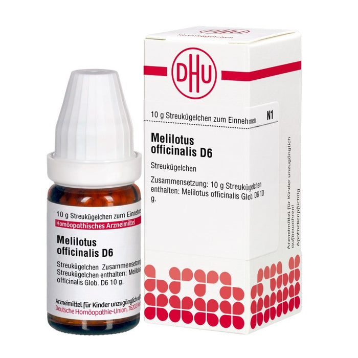 Melilotus officinalis D6 DHU Globuli, 10 g Globules