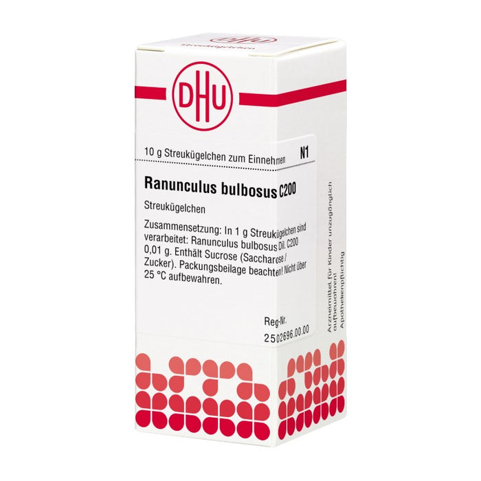 Ranunculus bulbosus C200 DHU Globuli, 10 g Globules