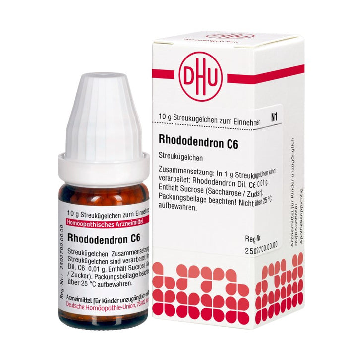 Rhododendron C6 DHU Globuli, 10 g Globules