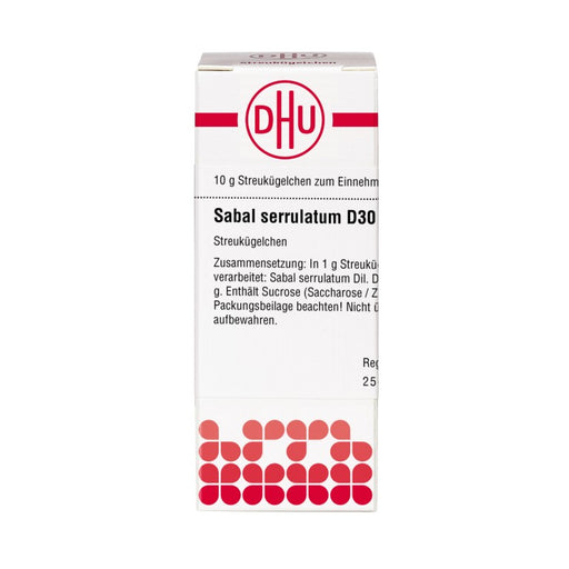 Sabal serrulatum D30 DHU Globuli, 10 g Globuli