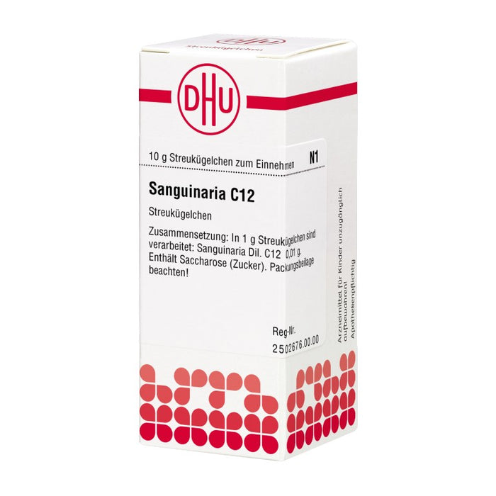 Sanguinaria C12 DHU Globuli, 10 g Globules