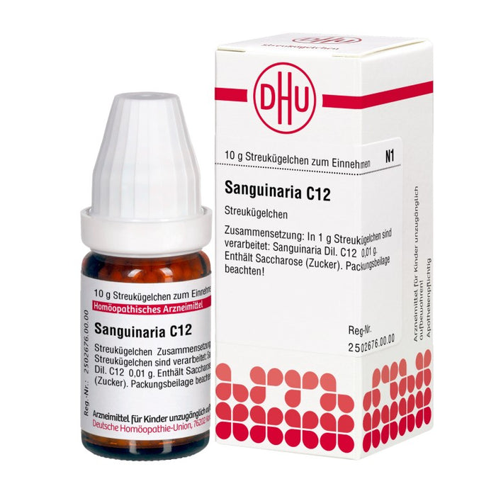Sanguinaria C12 DHU Globuli, 10 g Globules