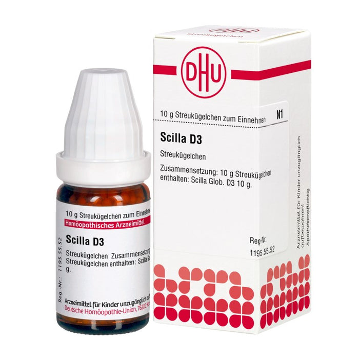 Scilla D3 DHU Globuli, 10 g Globules