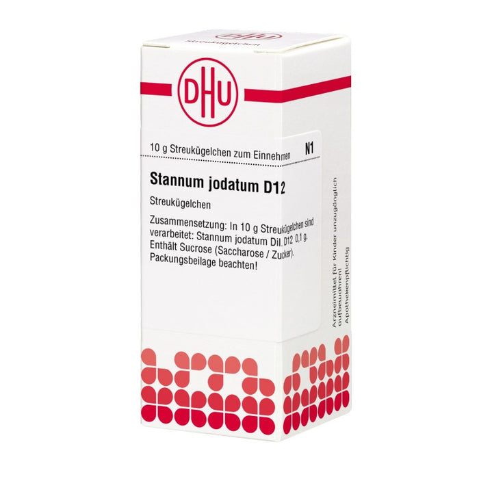 Stannum jodatum D12 DHU Globuli, 10 g Globules
