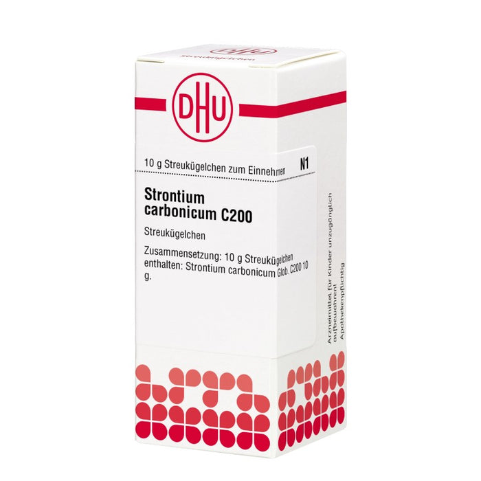 Strontium carbonicum C200 DHU Globuli, 10 g Globules