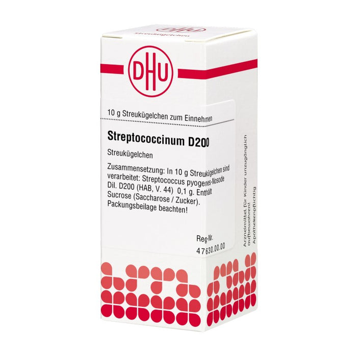 Streptococcinum D200 DHU Globuli, 10 g Dispersion