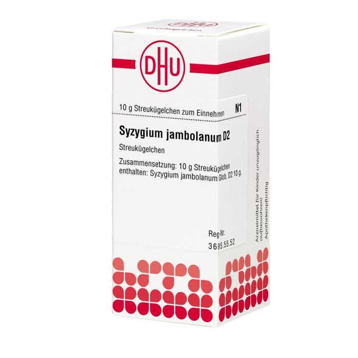 Syzygium jambolanum D2 DHU Globuli, 10 g Globules