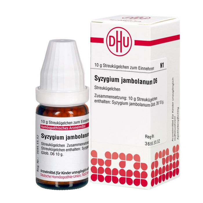 Syzygium jambolanum D6 DHU Globuli, 10 g Globules