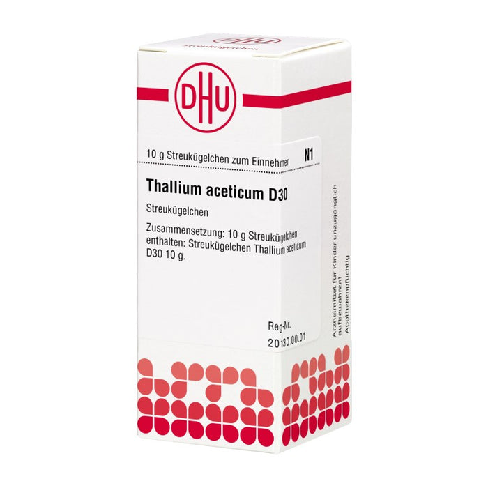 Thallium aceticum D30 DHU Globuli, 10 g Globules
