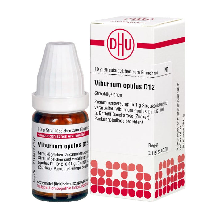 Viburnum opulus D12 DHU Globuli, 10 g Globules