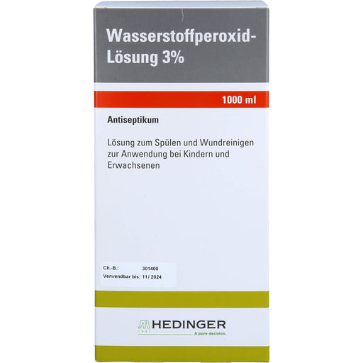 Wasserstoffperoxid 3 % Standardzulassung Lösung, 1000 ml, 1000 ml LOE