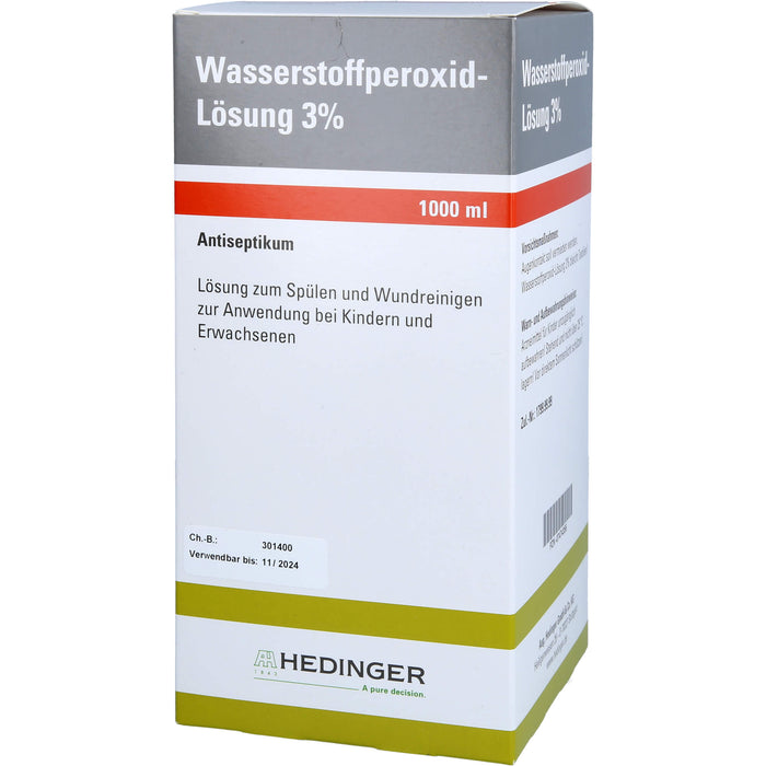 Wasserstoffperoxid 3 % Standardzulassung Lösung, 1000 ml, 1000 ml LOE