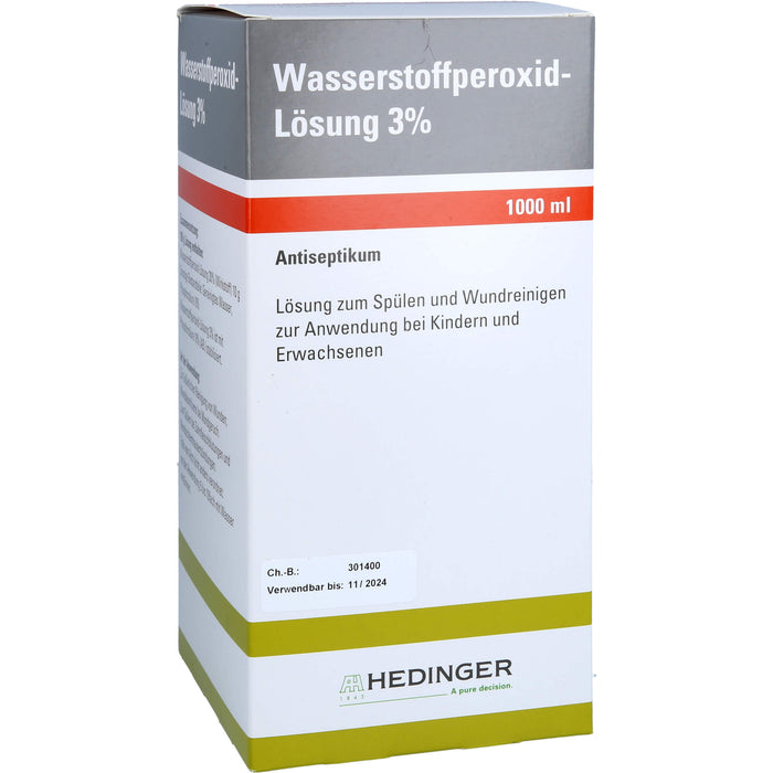 Wasserstoffperoxid 3 % Standardzulassung Lösung, 1000 ml, 1000 ml LOE