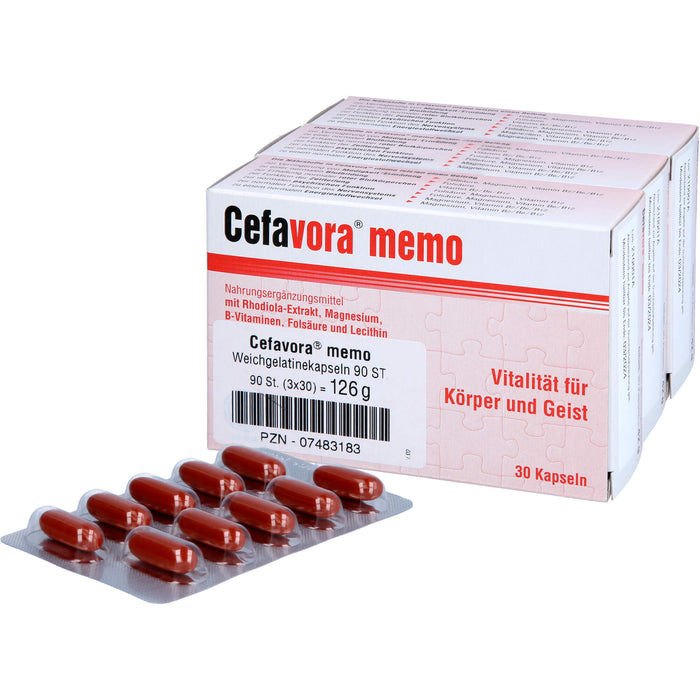 Cefavora memo (Weichgelatinekapseln), 90 St KAP