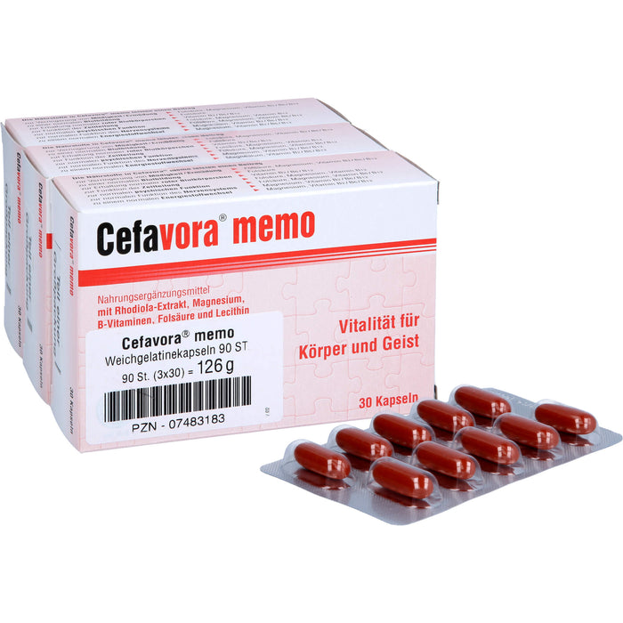 Cefavora memo (Weichgelatinekapseln), 90 St KAP