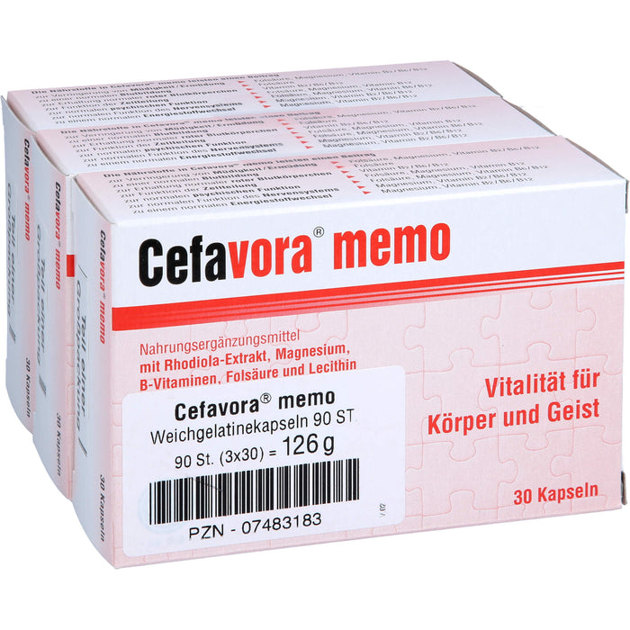 Cefavora memo (Weichgelatinekapseln), 90 St KAP