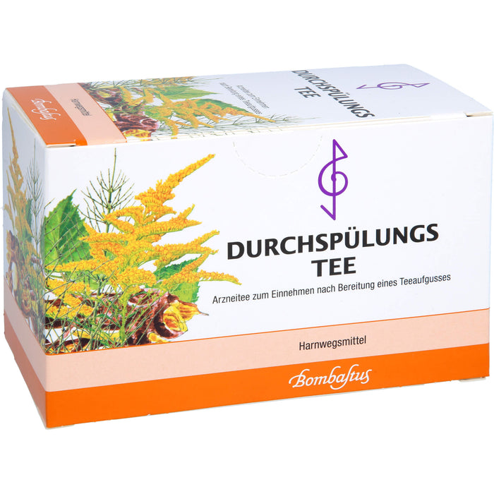 Bombastus Durchspülungstee zur Erhöhung der Harnmenge bei Katarrhen im Bereich von Niere und Blase, 20 pc Sac filtrant