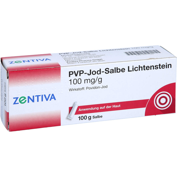 ZENTIVA PVP-Jod-Salbe Lichtenstein 100 mg / g, 100 g Ointment