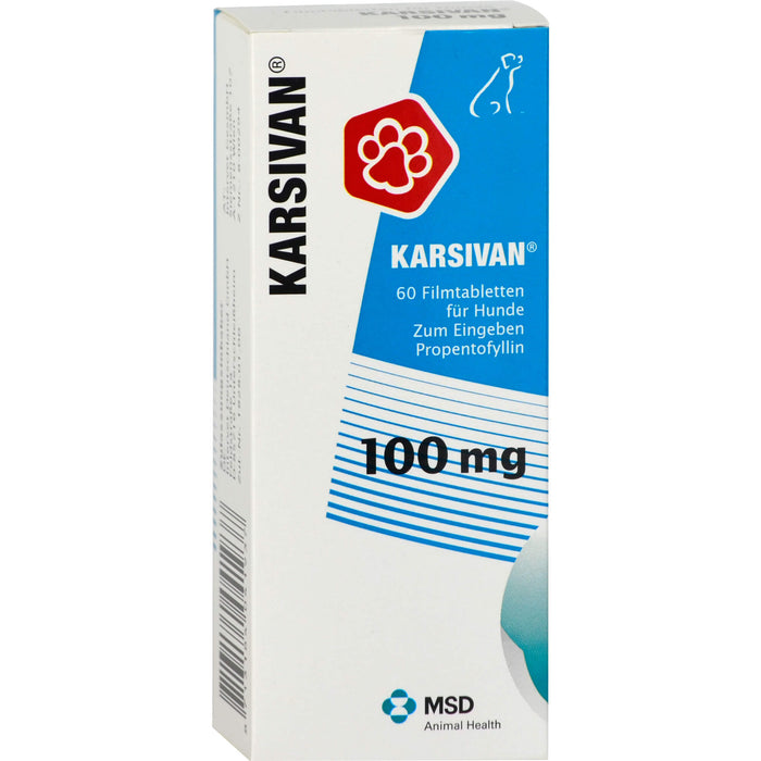 KARSIVAN 100 mg Filmtabletten für Hunde, 60.0 St. Tabletten