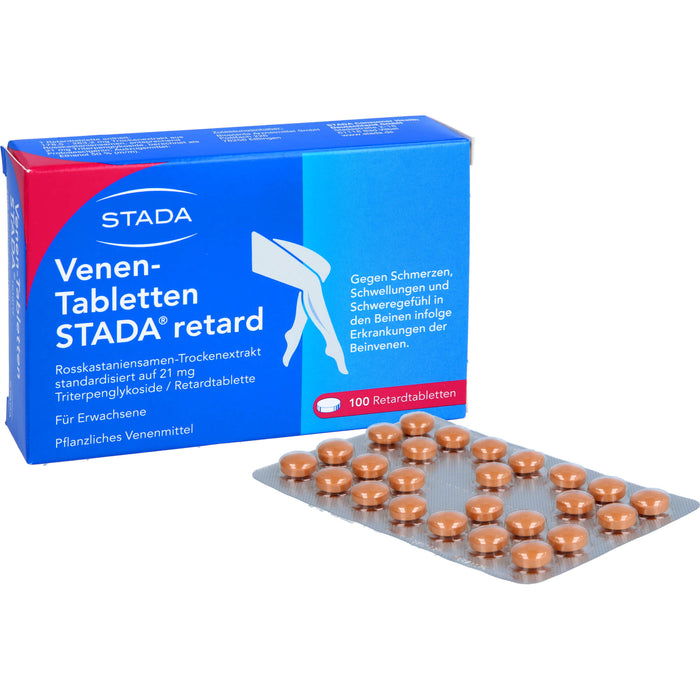 Venen-Tabletten STADA  retard, Retardtabletten, 100 pc Tablettes