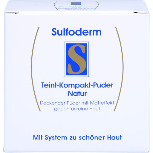 Sulfoderm S Teint-Kompakt-Puder Natur, 10 g Puder