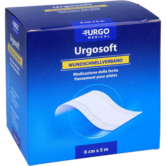 Urgosoft Pflaster 6 cm x 5 m Spender, 1 pc Pansement