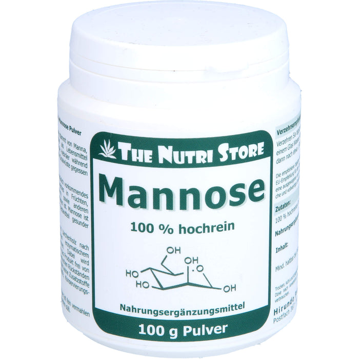 The Nutri Store Mannose 100% reines Pulver, 100 g Pulver