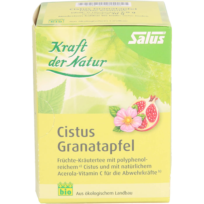 Salus Kraft der Natur Cistus Granatapfel, 15 St. Filterbeutel