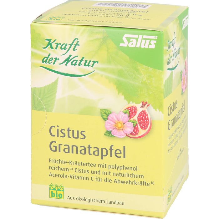 Salus Kraft der Natur Cistus Granatapfel, 15 pcs. Filter bag