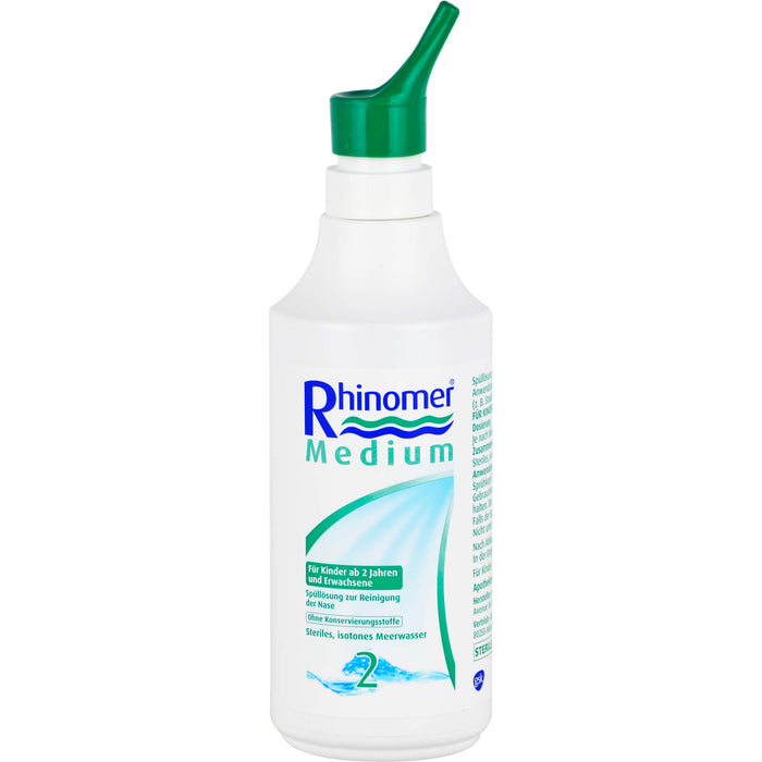 Rhinomer 2 Medium Nasenspray für Erwachsene und Kinder ab 2 Jahren, 135 ml Solution