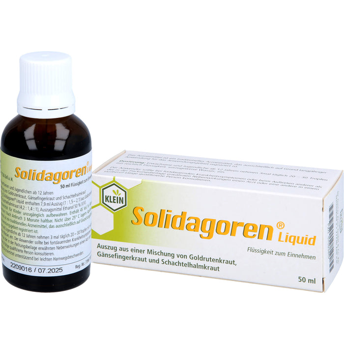 Solidagoren Liquid bei leichten Harnwegsbeschwerden, 50 ml Solution