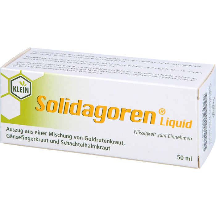 Solidagoren Liquid bei leichten Harnwegsbeschwerden, 50 ml Solution