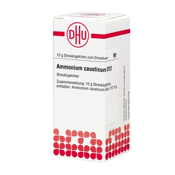 Ammonium causticum D12 DHU Globuli, 10 g Globules