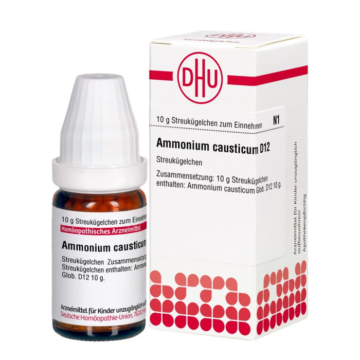 Ammonium causticum D12 DHU Globuli, 10 g Globules