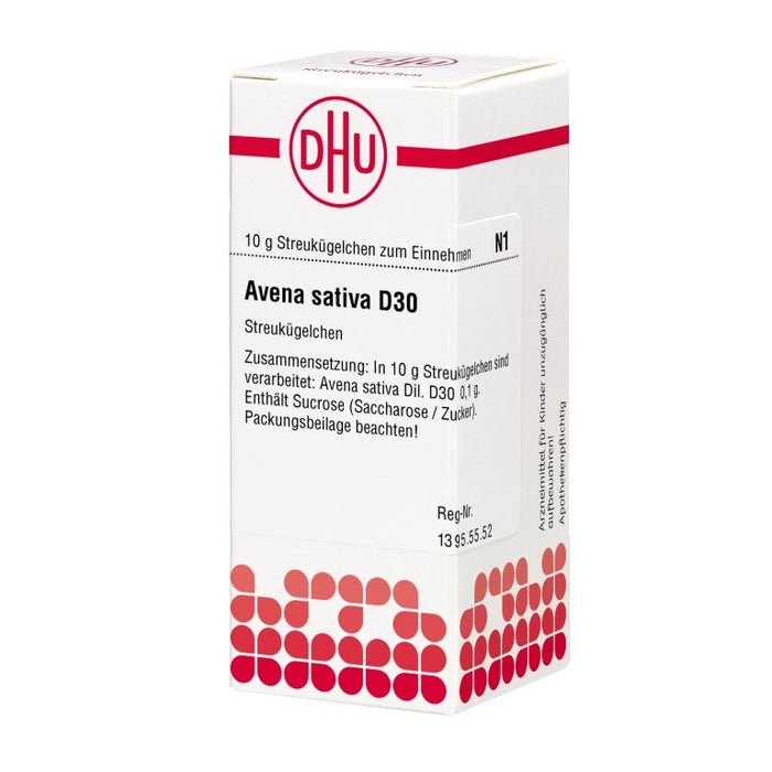 Avena sativa D30 DHU Globuli, 10 g Globules