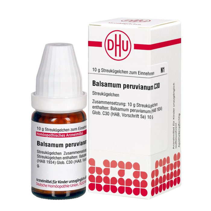 Balsamum peruvianum C30 DHU Globuli, 10 g Globules