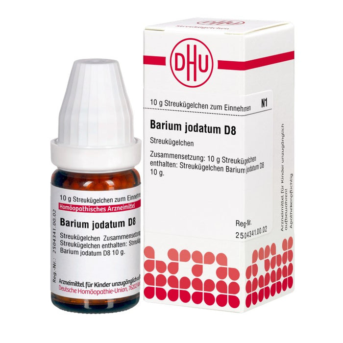 Barium jodatum D8 DHU Globuli, 10 g Globules