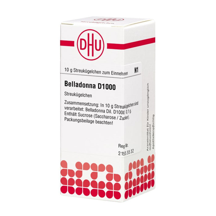Belladonna D1000 DHU Globuli, 10 g Globules
